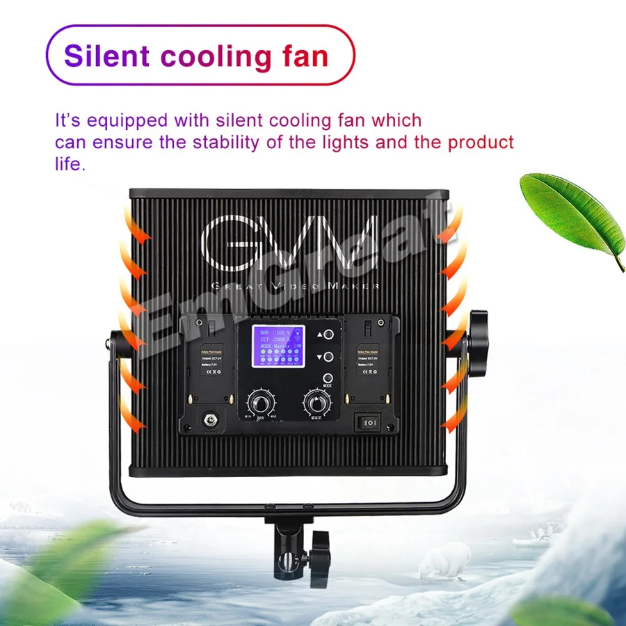  GVM 50RS RGB LED Video Light Full Color CRI TLCI 95+ Bi Color 2000K-5600K Adjustable for Studio Pho - 33025591781