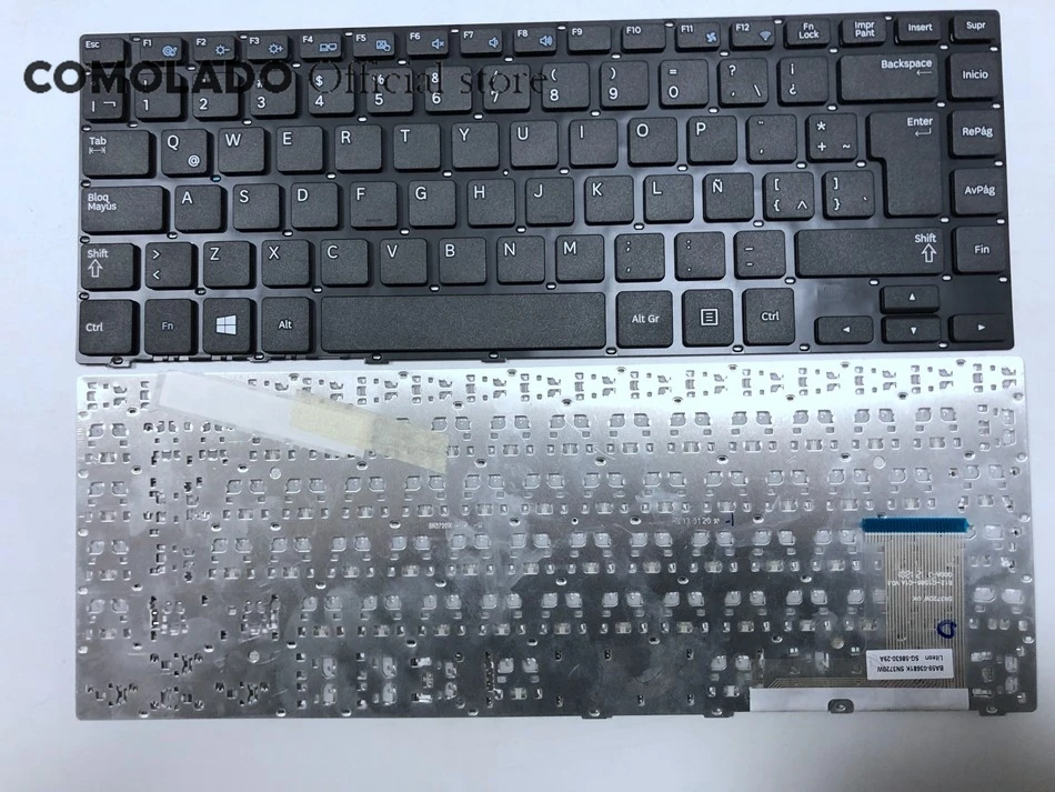 LA Latin Keyboard for Samsung 370R4E 370R4V 450R4E 450R4V 470R4E 470R4V NP370R4E NP450R4E black and white LA Layout -4