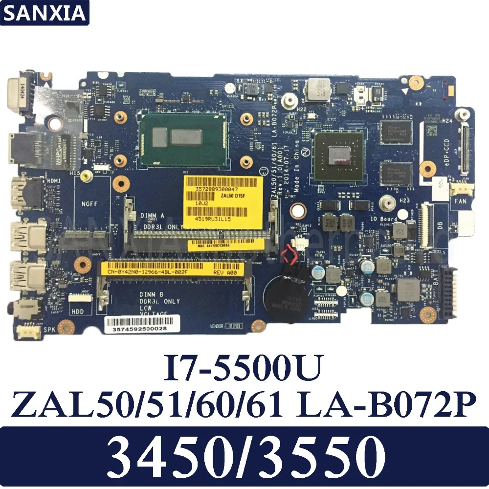 Материнская плата KEFU ZAL50/51/60/61 LA B072P REV: 1 0 для ноутбука Dell Latitude 3450 3550 оригинальная