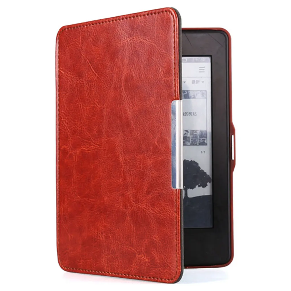 

Slim Magnetic Leather Smart Case Cover For Amazon Kindle Voyage 6.0 Inch protective Shell/Skin for tablet pad new A30