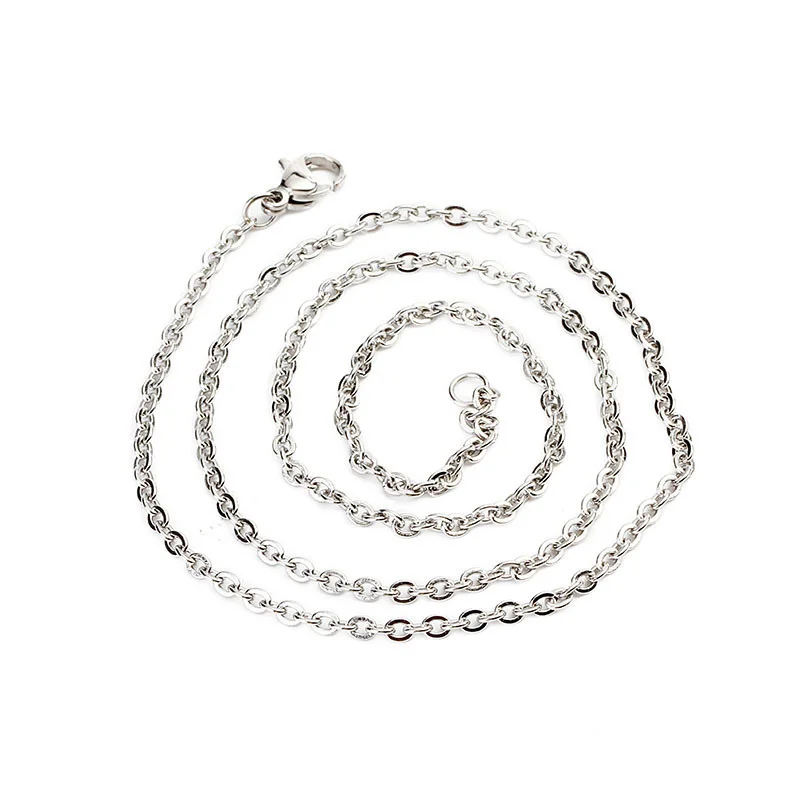 10 шт./лот, ширина 2 мм, срезанные звенья Rolo, сделай сам, цепочка из ...