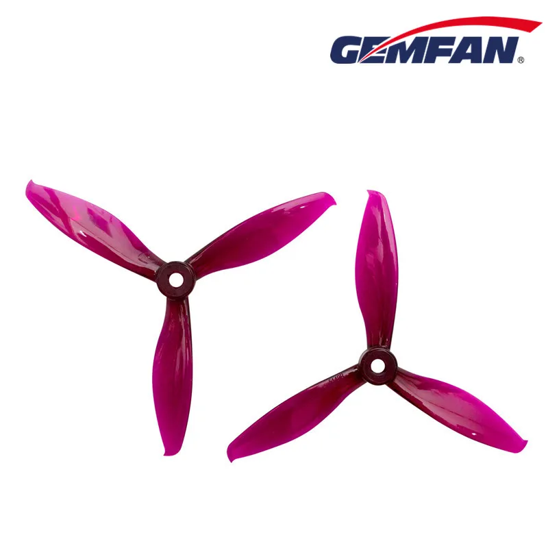 20 шт/10 париж Gemfan 5149 пропеллер Gemfan Flash 5149 пропеллер 5 дюймов tri-blade 3 лезвия cw ccw пропеллер совместимый F40PRO - Цвет: 10 Paris Purple