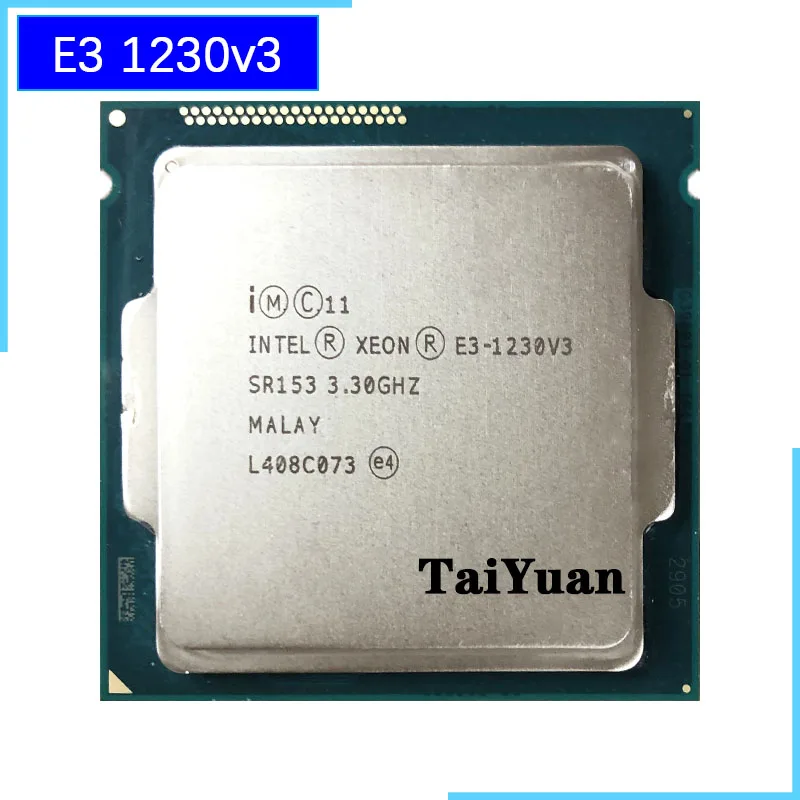 Intel Ксеон E3-1230 V3 E3 1230 V3 E3 1230V3 3,3 ГГц Quad-Core Процессор процессор 8M 80 Вт LGA 1150