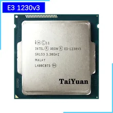 Intel – Quad-Core 1230 GHz Xeon V3 E3 3.3 V3 E3 1230V3, 8M 80W LGA 1150