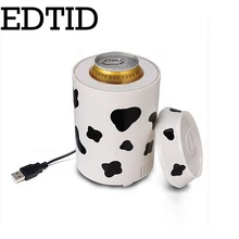 EDTID мини USB автомобильный холодильник, автоматический охладитель, маленькая морозильная камера, бытовой Холодильный холодильник, бочка для напитков, в общежитии, офис, холодильник, 5 В