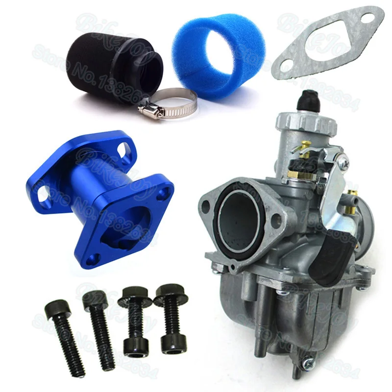 VM22 26mm Carburetor Air Filter Intake Kit For Mini Bike Go Kart