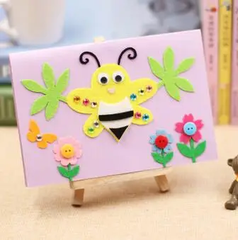 DIY 3D Детские стереоскопические бумажные цветные поздравительные открытки складные украшения Детские разноцветные игрушки для рисования животных - Цвет: 5