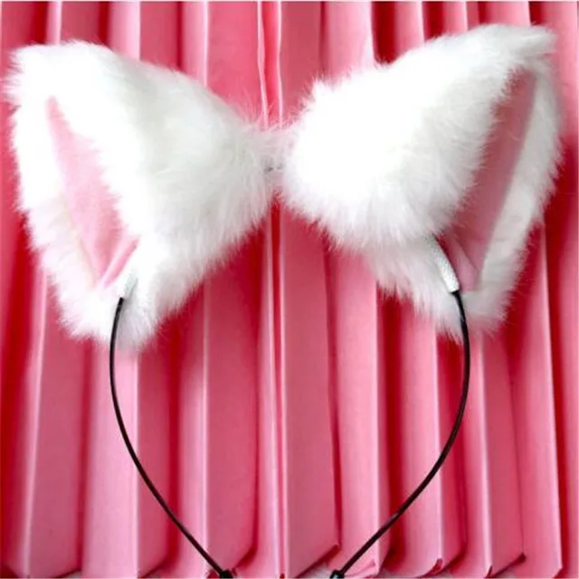 Fur Cat Ears Headband 3