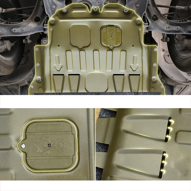 Lsrtw2017 прочный водонепроницаемый шасси двигателя автомобиля защитная доска для Skoda Kodiaq Karoq
