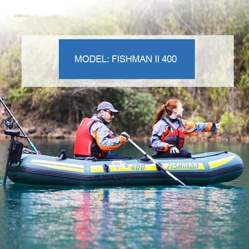 

outdoor inflatable 3 preson inflatable boat fishing boat 295*128*43cm Aluminium oar hand pump repair kit dinghy raft A07003
