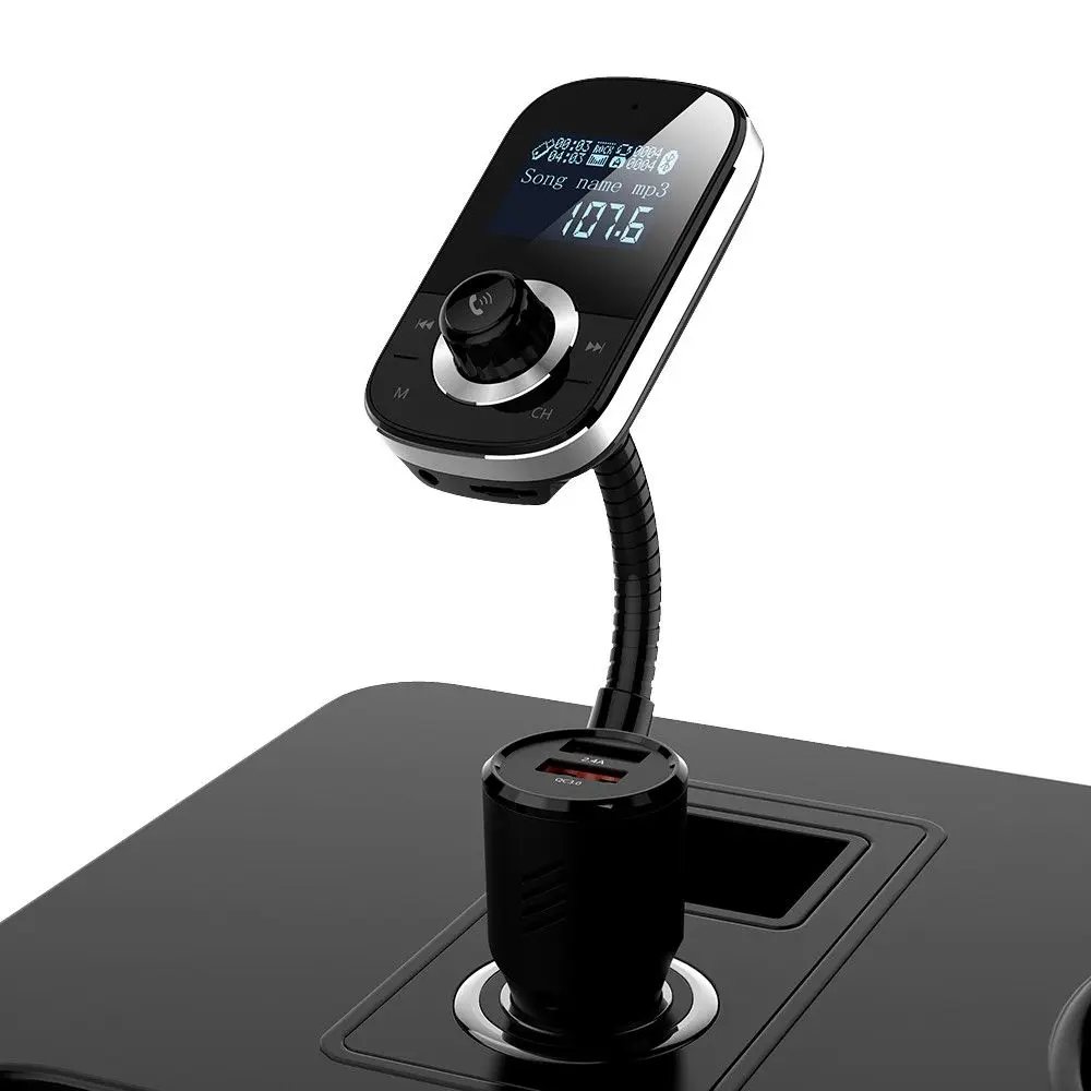 Беспроводной автомобильный Bluetooth fm-передатчик MP3 радио адаптер автомобильный комплект USB зарядное устройство