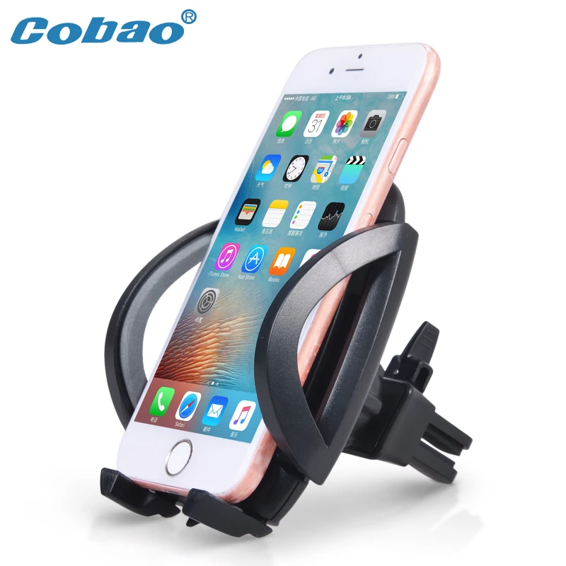 Cobao Универсальный Автомобильный держатель для телефона Air Vent держатель для мобильного телефона Подставка 360 Вращающийся держатель для сотового телефона крепление для iPhone gps Держатель