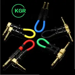 KGR 1 см шт. 15 см длинный монолитный линейный эффект кабель электрогитара короткий контур гитарный кабель сделано в Японии цвет случайный