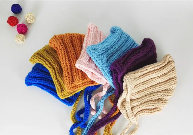

solid baby bonnet promotion newbron photo prop hats infant free size newborn to six months baby