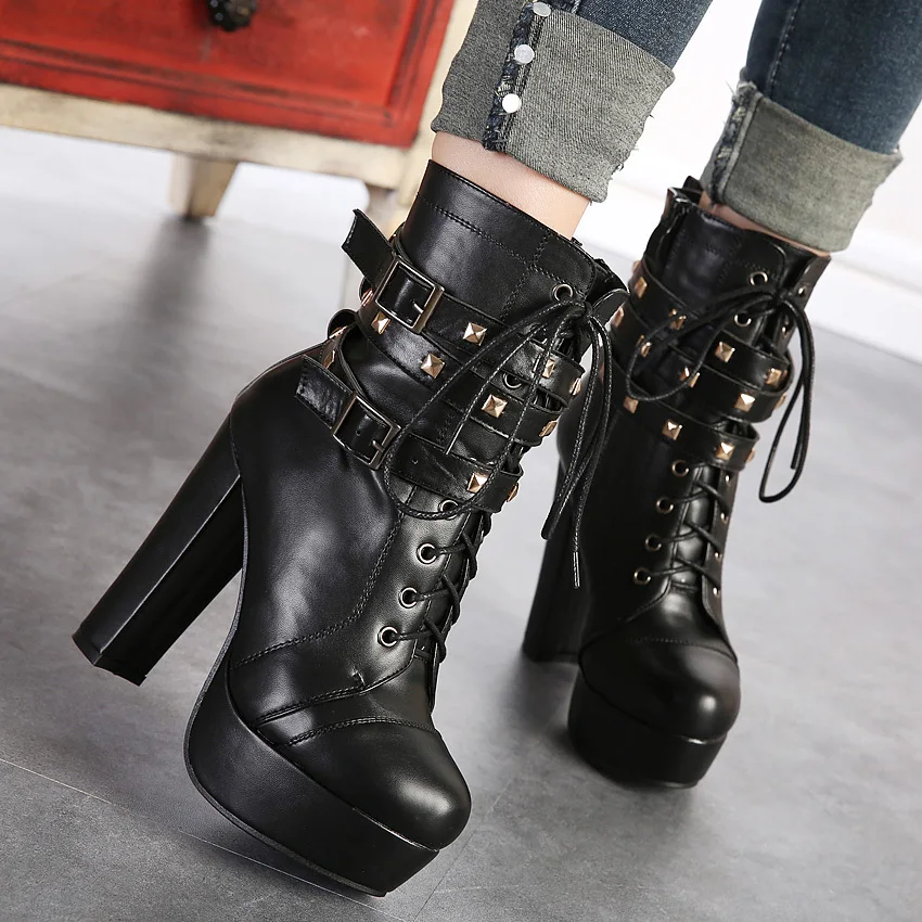 5 inch heeled boots Clearance