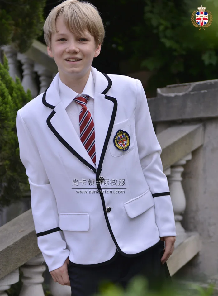 SENKARTOM male school uniform sets 4pcs, boy blazer school uniform suits,man blazer suits
