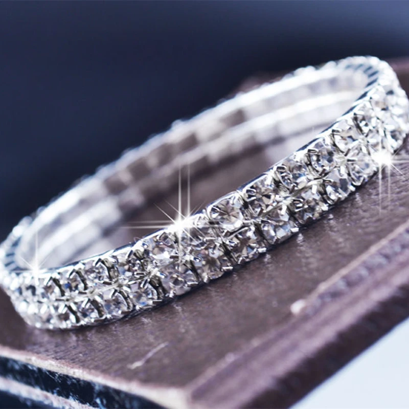 

Fashion Loopy Cubic Zirconia Tennis Bracelet & Bangles for Women Christmas Gifts New Fashion Lady Jewelry Pulseras Mujer New Arr