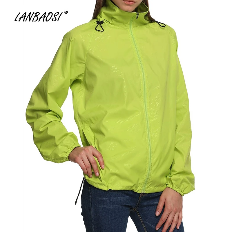 

Men Women Foldable Outdoor Quick Dry Hiking Camping Cycling Jackets Waterproof Windproof UV Protection Thin Hooded Skin Jacket