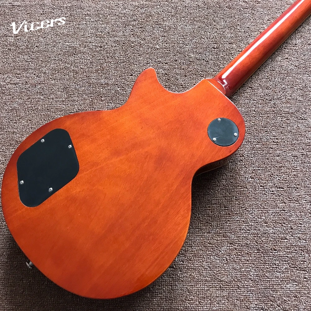 hot selling Musical instruments OEM Tiger Flame Electric guitar luxury finished way with Chrome hardware! high quality hot selling Musical instruments OEM Tiger Flame Electric guitar luxury finished way with Chrome hardware! high quality