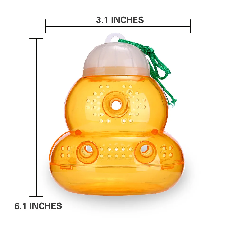 1 шт. ловушка для ОС муха мухи насекомые Горшочек для меда ловушка для пчел убийца желтый пиджак ОСА репеллент домашний сад