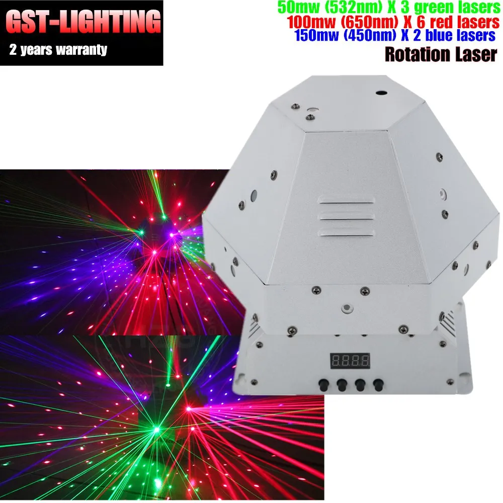 Rotation Laser Moving Head Rgb Light Scanning Breakpoint Effect Dj