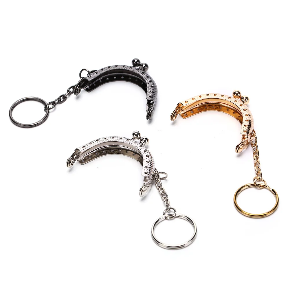 Hot New 5cm Purse Wallet Frame Bar Edge Strip Clasp Metal Openable Edge