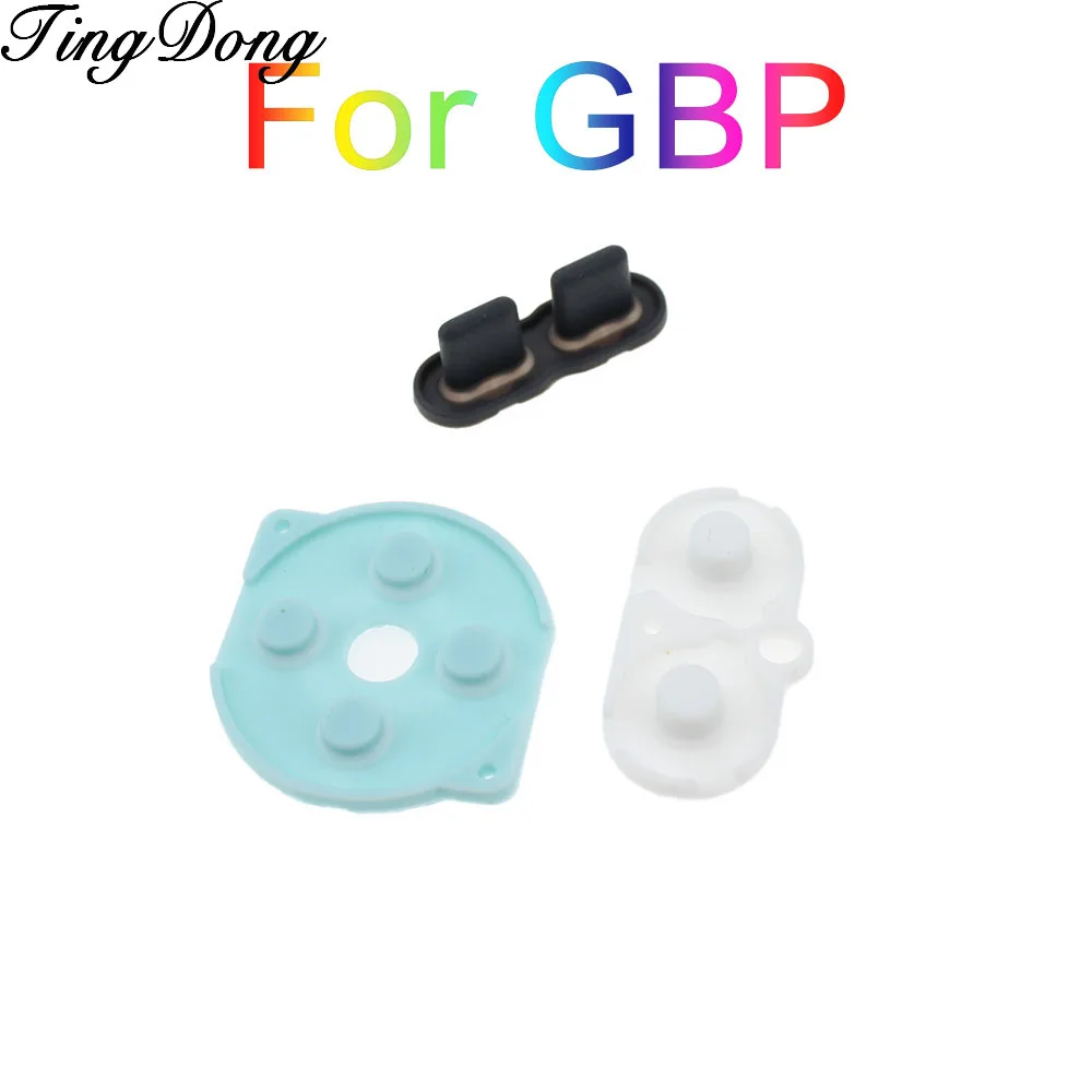 

100sets For Nintendo GameBoy Pocket GBP Rubber Conductive Pads Buttons Replacement AB Select Start D Pad Rubber Button