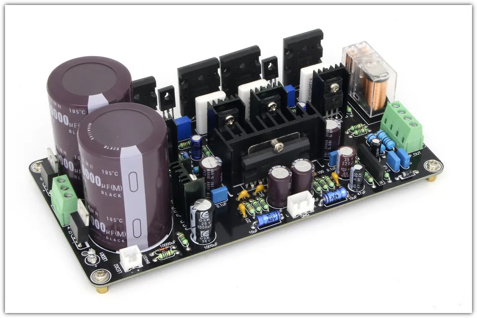 Аудиоусилитель A1943 C5200 / IRFP9240 IRFP240 UPC2581 Zoom 2*125 Вт двухканальный класс AB плата с