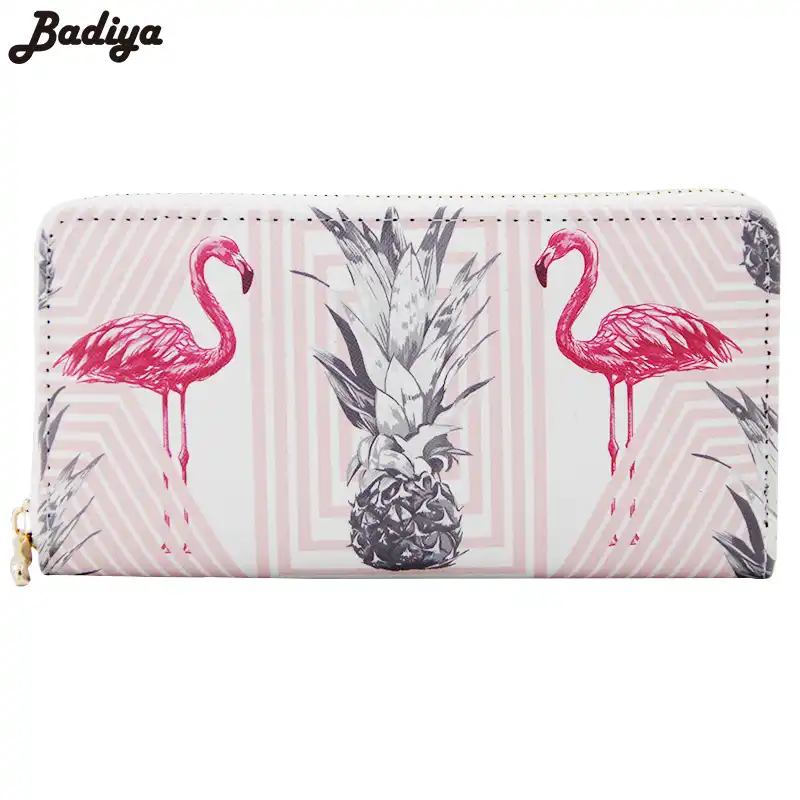flamingo clutch bag