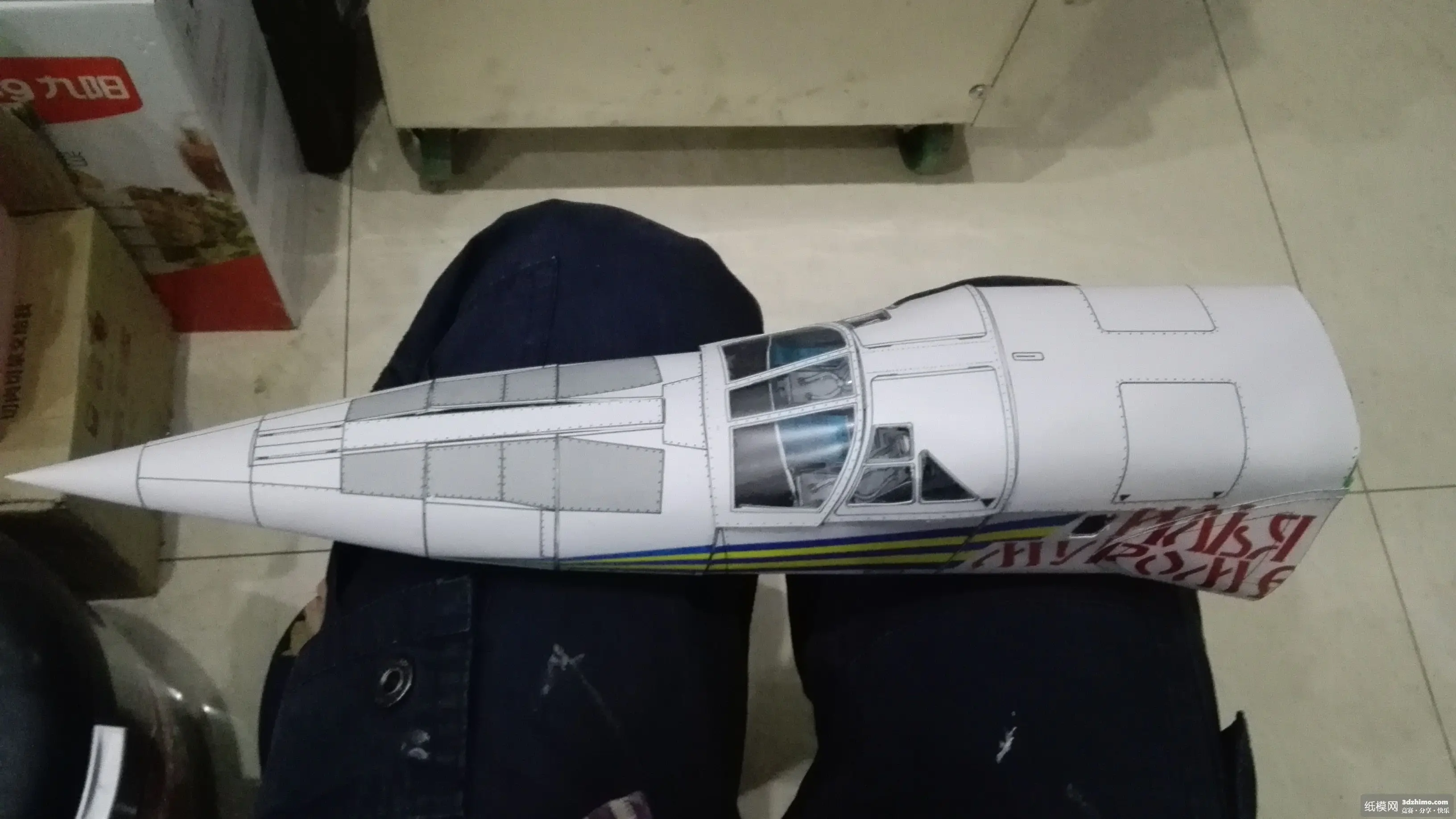 DIY Tupolev Tu 160 Blackjack модель самолета из бумаги 3D образовательные игрушки игра