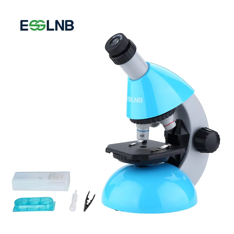 

40X-640X Microscope Kit Lab Home School Science Educational Toy Gift Refined Biological Microscope For Beginner Kids Children