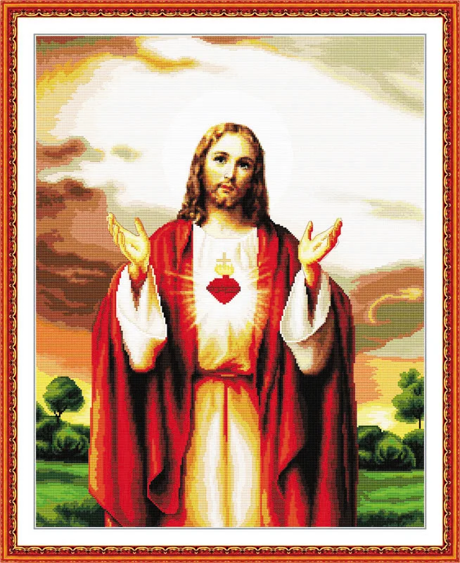 Jesus Pattern Counted Cross Stitch 11CT 14CT Cross Stitch Sets Cross stitch Kits Embroidery