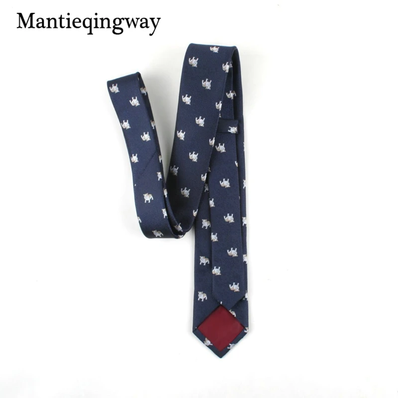 Классические мужские галстуки Mantieqingway, 6 см, с рисунком акулы из мультфильма, галстуки на шею, полиэстер, животные, цветочный галстук для мужчин, свадебный смокинг, Gravatas