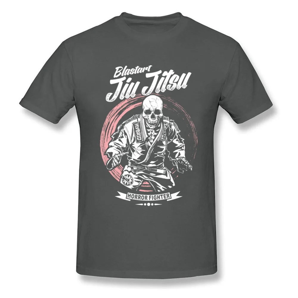 Jiu jitsu Horror Fighter 100% Cotton Fabric Men's Short Sleeve Tees Summer Autumn T Shirts Normal Tee Shirt Company Round Collar Jiu jitsu Horror Fighter carbon