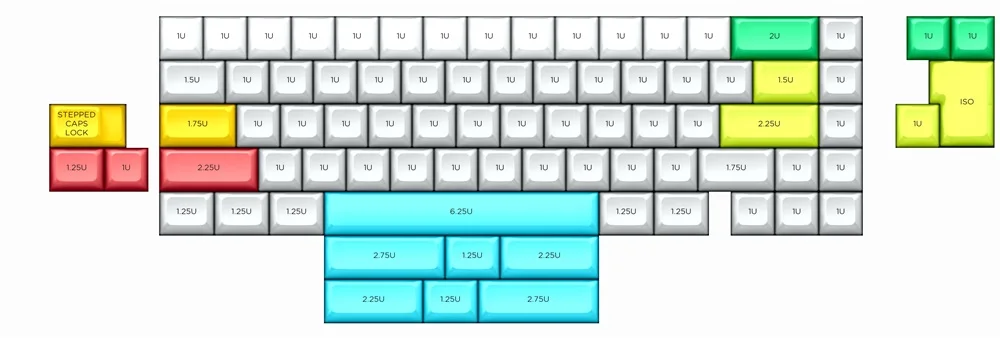 65% CNC алюминиевая пластина для пользовательской механической клавиатуры подходит тофу 65% чехол