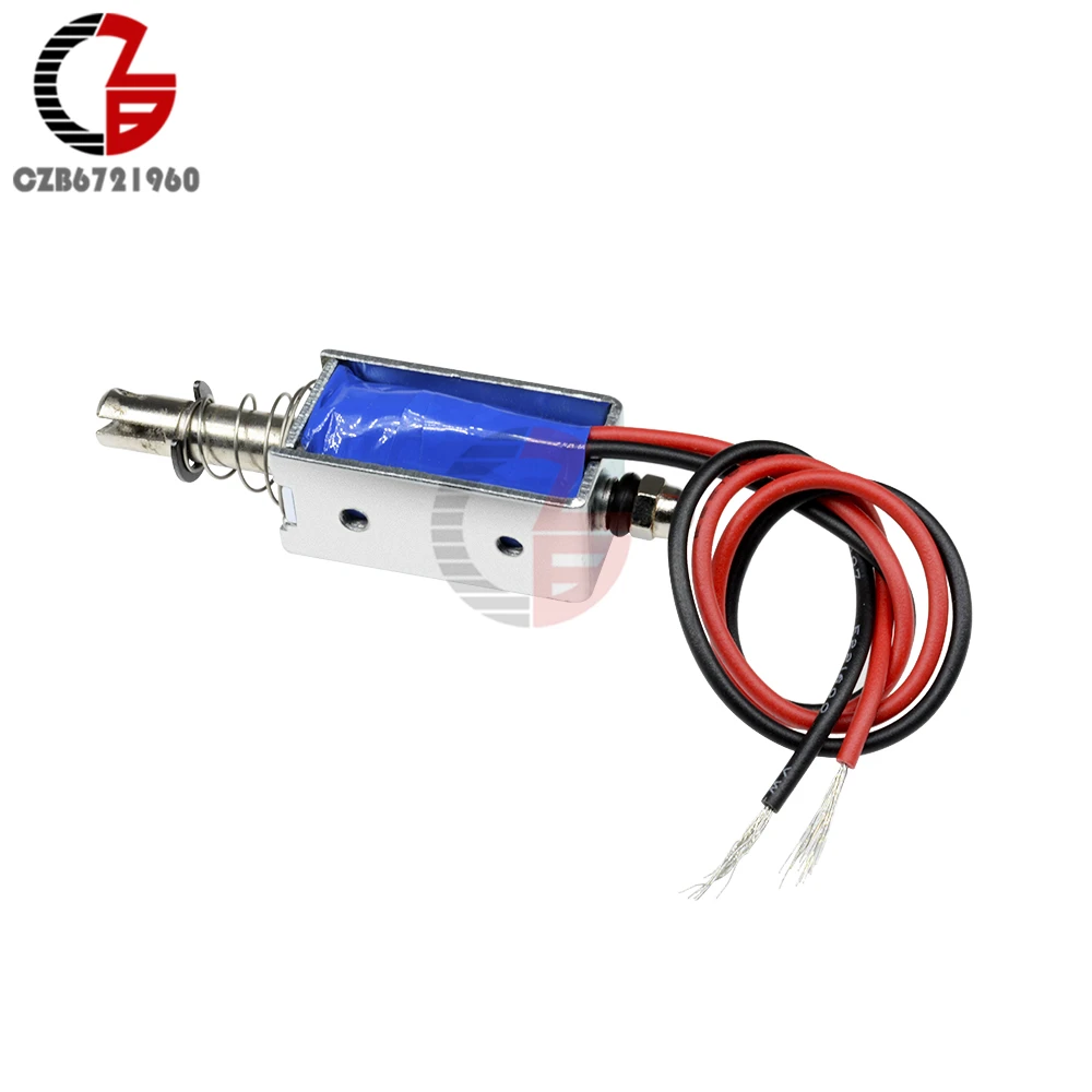 10pcs JF-0530B DC6V 300mA 5N//10mm Steady Pull-Push-Type Solenoid Electromagnet