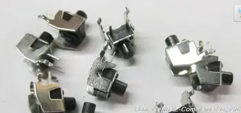 

100 pcs 6*6*7mm 6x6x7mm bracket Micro Switch / Tact Switch / key switch , Free shipping!