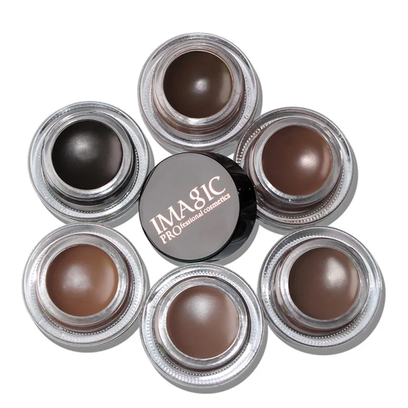 

IMAGIC New Arrivals Professional Eyebrow Gel 6 Colors High Brow Tint Makeup Eyebrow Brown Eyebrow Gel With Brow Brush Tools