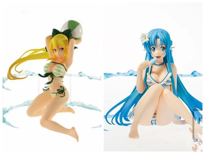 

Sword Art Online EXQ figure Code Register Aqua Sylphide Leafa tropical shower Chokuha sexy figure toy