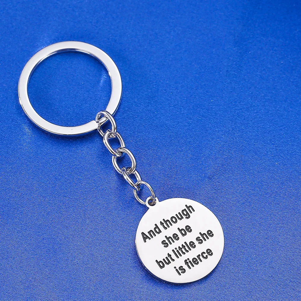 Stainless Steel Though She Be But Little, She Is Fierce Inspirational