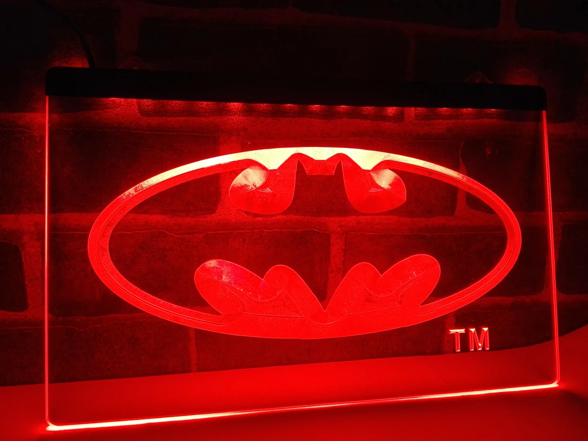 LC001 Batman Hero Man Cave LED Neon Light Sign home decor craftsin
