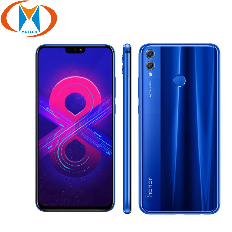 6,5 дюймовый мобильный телефон Honor 8X6 GB 128 GB, Восьмиядерный, камера 20 МП, восьмиядерный смартфон 3750mAh 4G LTE