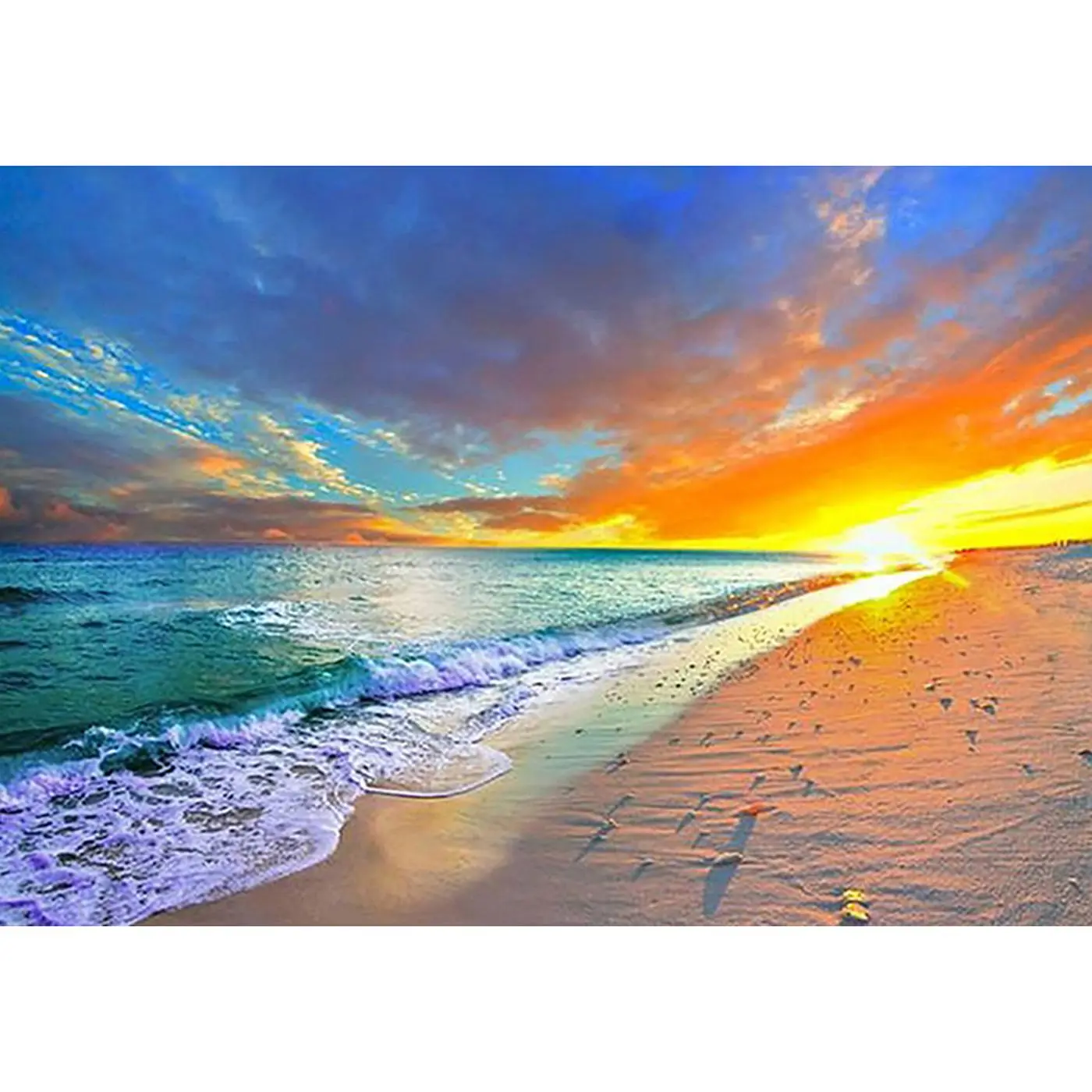 Decoration Diamond Painting DIY Cross Stitch 5D Home Under The Setting Sun