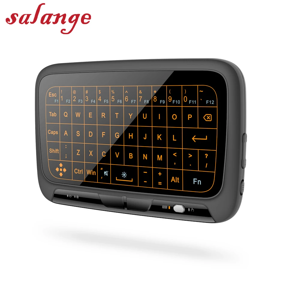 

H18 Plus Mini Wireless Keyboard 2.4GHz Portable Keyboard Full Touchpad with Backlight Function For Android Smart TV Box PC PS4