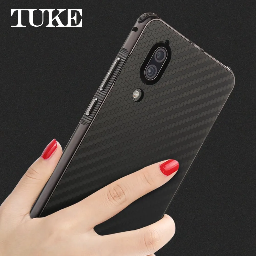 

TUKE For Sharp S2 Case Aluminum Metal Frame For Sharp Aquos S2 Carbon Fiber Hard Cover For Sharp FS8010 Sharp-Aquos-S2 TPU Etui