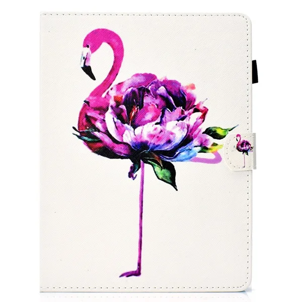 Универсальный 1" планшет Funda Capa для 10 дюймов модный мультяшный принт кожаный, в виде бумажника, Магнитный флип-чехол с подставкой для кожи - Цвет: universal 10 inch