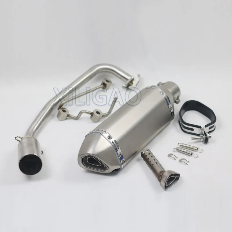 Мотоцикл глушители для выхлопных труб контактная труба трубы скольжения на выхлопной трубы с дБ глушитель для HONDA PCX125 150 AK081