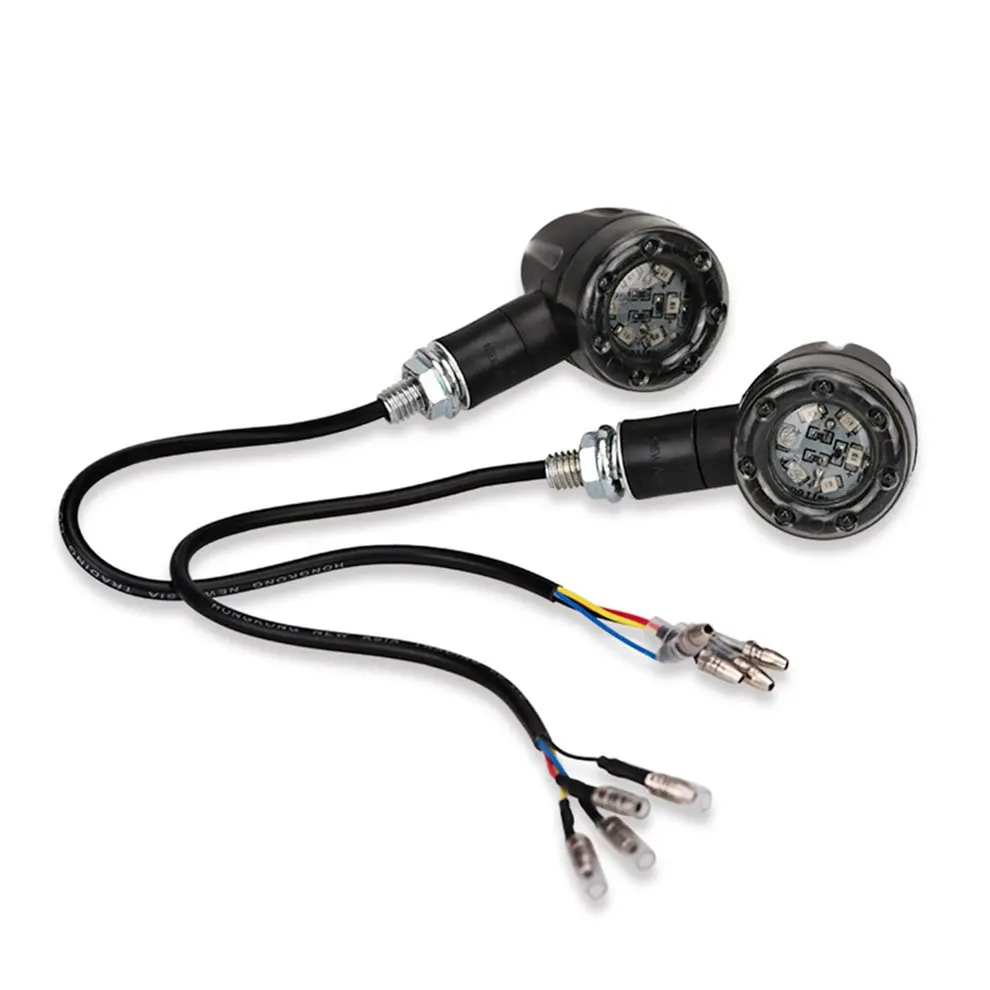 

2pcs Universal Motorcycle Turn Signal Light 12V 13 LED Super Bright Bulbs Light for Motorbike Off Road Indicator Light