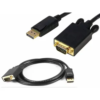 

DisplayPort to VGA Adapter Converter Cable DP to VGA 1920 1200 1m-5m