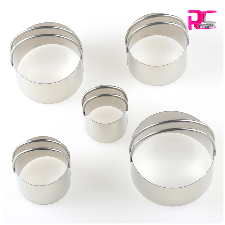 Heavy  Duty  Stainless Steel  Biscuit Cookie Cutter Set of 5 (6)